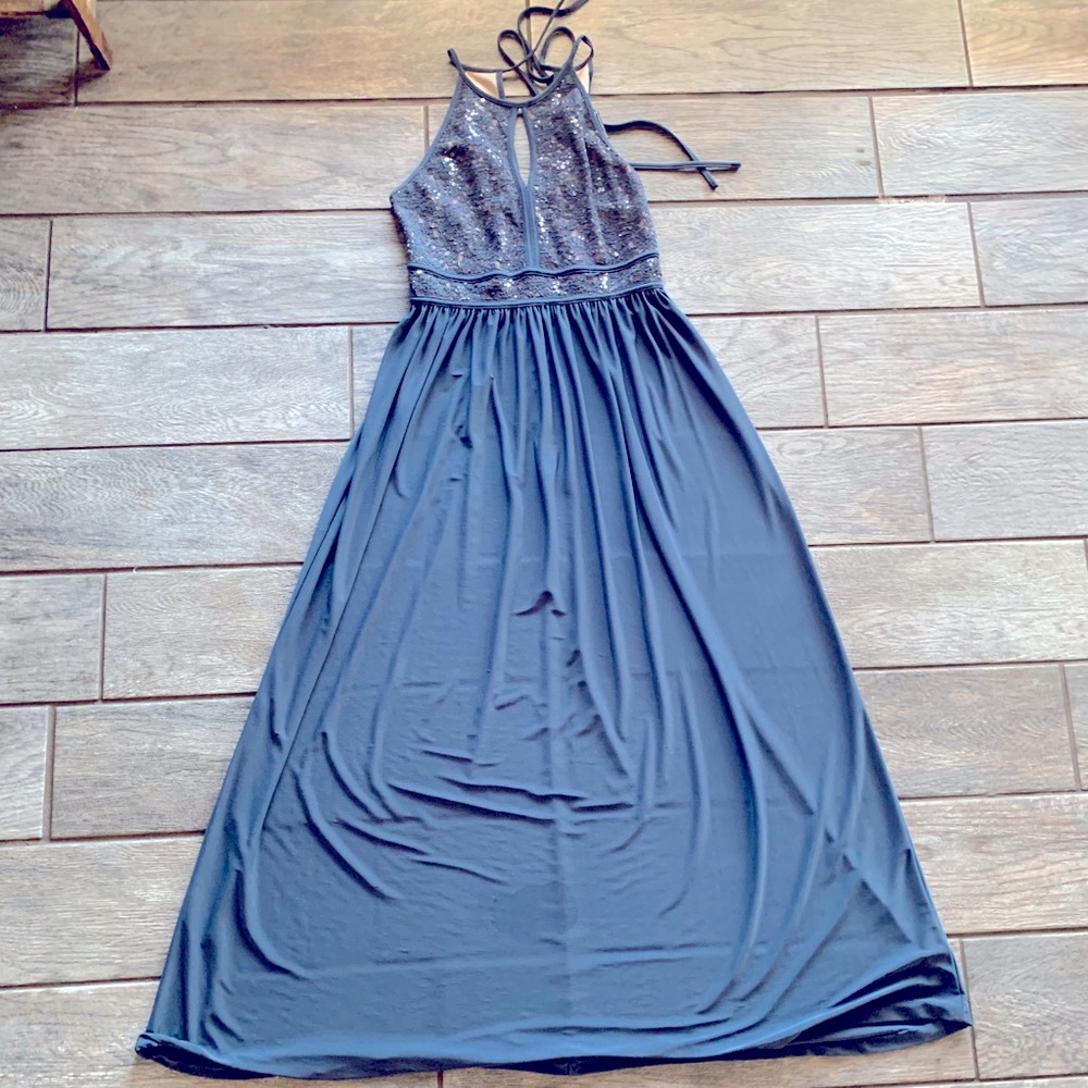 Dusty Blue Formal Dress
